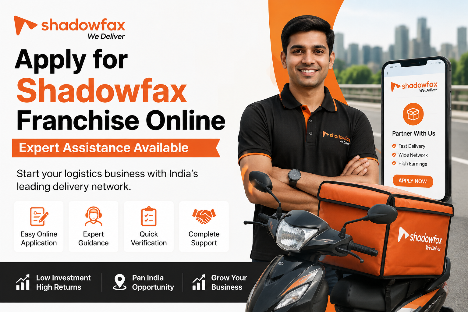 Apply for Shadowfax Franchise Online – Expert Assistance Available